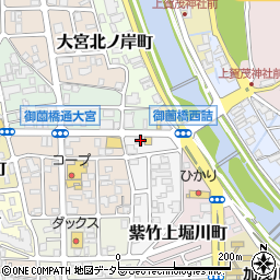 京都府京都市北区大宮上ノ岸町1-7周辺の地図