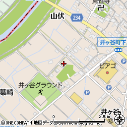 愛知県刈谷市井ケ谷町稲葉崎17周辺の地図
