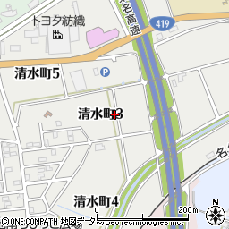 愛知県豊田市清水町3丁目周辺の地図