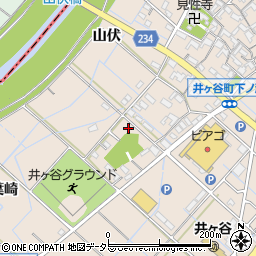 愛知県刈谷市井ケ谷町稲葉崎21周辺の地図