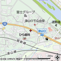 コバック津山店周辺の地図