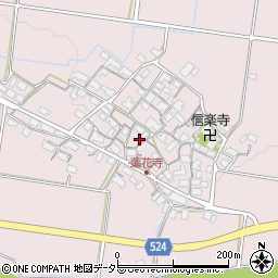 滋賀県蒲生郡日野町蓮花寺919周辺の地図