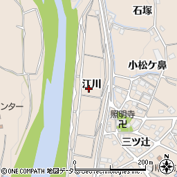 京都府亀岡市馬路町江川周辺の地図