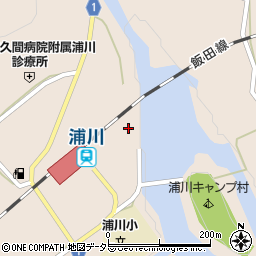 静岡県浜松市天竜区佐久間町浦川2820-7周辺の地図