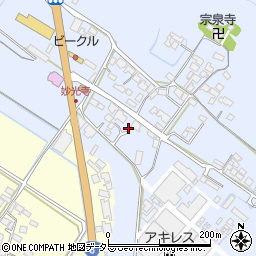 滋賀県野洲市妙光寺137周辺の地図