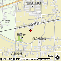 岡山県津山市院庄766周辺の地図