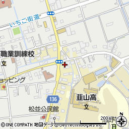 静岡県伊豆の国市韮山土手和田18-7周辺の地図