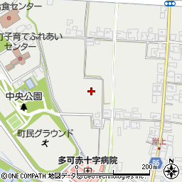 兵庫県多可郡多可町中区岸上周辺の地図
