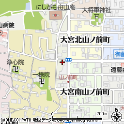 京都府京都市北区大宮西山ノ前町29周辺の地図