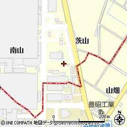 愛知県みよし市明知町茨山1周辺の地図