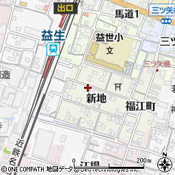 三重県桑名市新地80周辺の地図