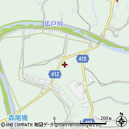 岡山県津山市福井2013周辺の地図