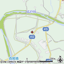 岡山県津山市福井1940周辺の地図