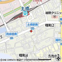 愛知県豊田市曙町周辺の地図