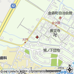 滋賀県守山市金森町770周辺の地図
