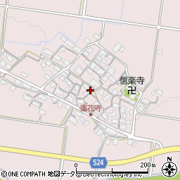 滋賀県蒲生郡日野町蓮花寺927周辺の地図