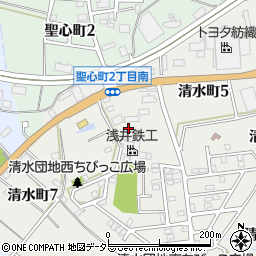 愛知県豊田市清水町5丁目52周辺の地図