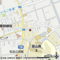 静岡県伊豆の国市韮山土手和田4周辺の地図