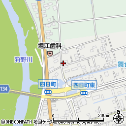 静岡県伊豆の国市四日町456周辺の地図