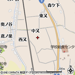 京都府亀岡市千代川町川関中又周辺の地図