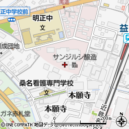 三重県桑名市明正町72周辺の地図
