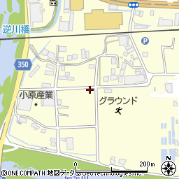加茂川土地改良区集会所周辺の地図