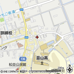静岡県伊豆の国市韮山土手和田2周辺の地図