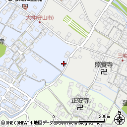 滋賀県守山市大林町332周辺の地図