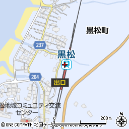 島根県江津市周辺の地図
