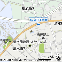 ファミリーマート豊田清水町店周辺の地図
