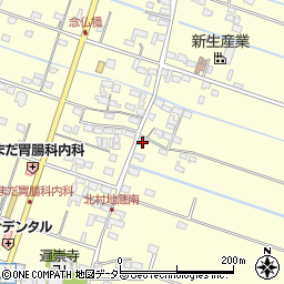 三重県員弁郡東員町中上663周辺の地図