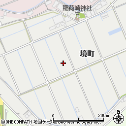 愛知県弥富市境町周辺の地図