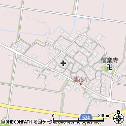滋賀県蒲生郡日野町蓮花寺932周辺の地図