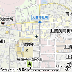 京都府京都市北区上賀茂竹ケ鼻町23周辺の地図