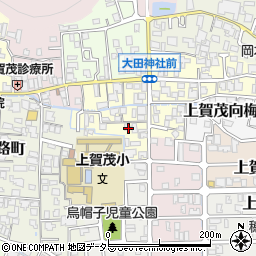 京都府京都市北区上賀茂竹ケ鼻町20周辺の地図