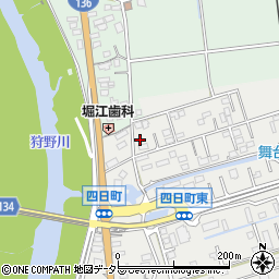 静岡県伊豆の国市四日町455周辺の地図