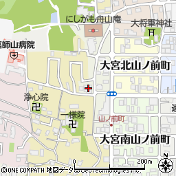京都府京都市北区大宮西山ノ前町10周辺の地図