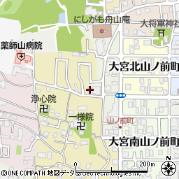 京都府京都市北区大宮西山ノ前町11周辺の地図
