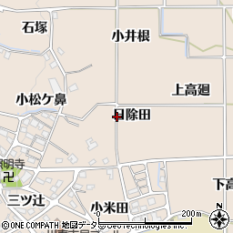 京都府亀岡市馬路町日除田周辺の地図