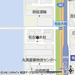 愛知県海部郡飛島村木場周辺の地図