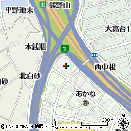 愛知県名古屋市緑区定納山1丁目101周辺の地図