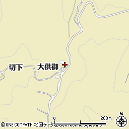 愛知県豊田市坂上町大供御周辺の地図