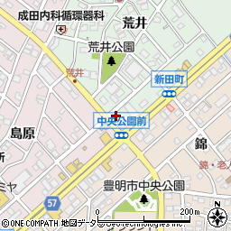 愛知県豊明市沓掛町荒井16-15周辺の地図