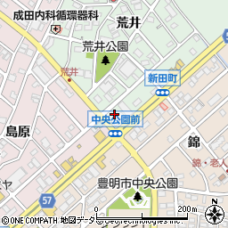 愛知県豊明市沓掛町荒井16-1周辺の地図
