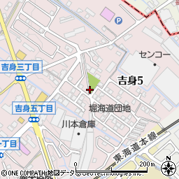 堀海道児童公園周辺の地図