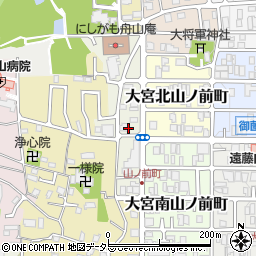 京都府京都市北区大宮西山ノ前町27-4周辺の地図