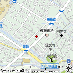 滋賀県民共済生活協同組合周辺の地図