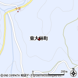 愛知県豊田市東大林町周辺の地図