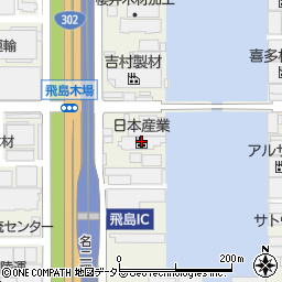 日本産業周辺の地図