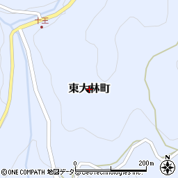 愛知県豊田市東大林町周辺の地図